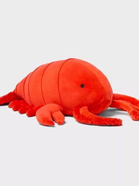 Lobster Weighted Plush Kids' Throw Pillow Red - Pillowfort™